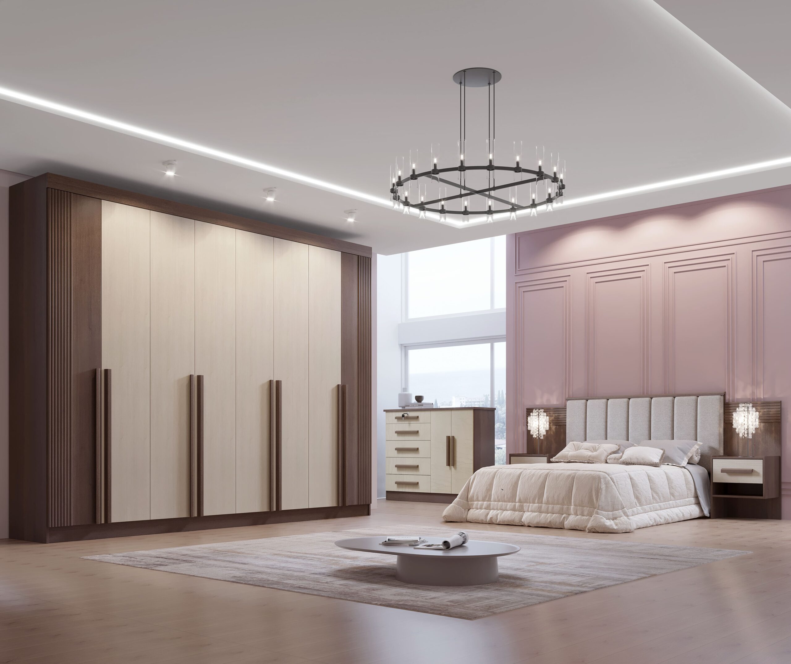 Home 1 DORMITORIO DYMOND 8 PORTAS CASTANHO COM NINHO classico 1 scaled