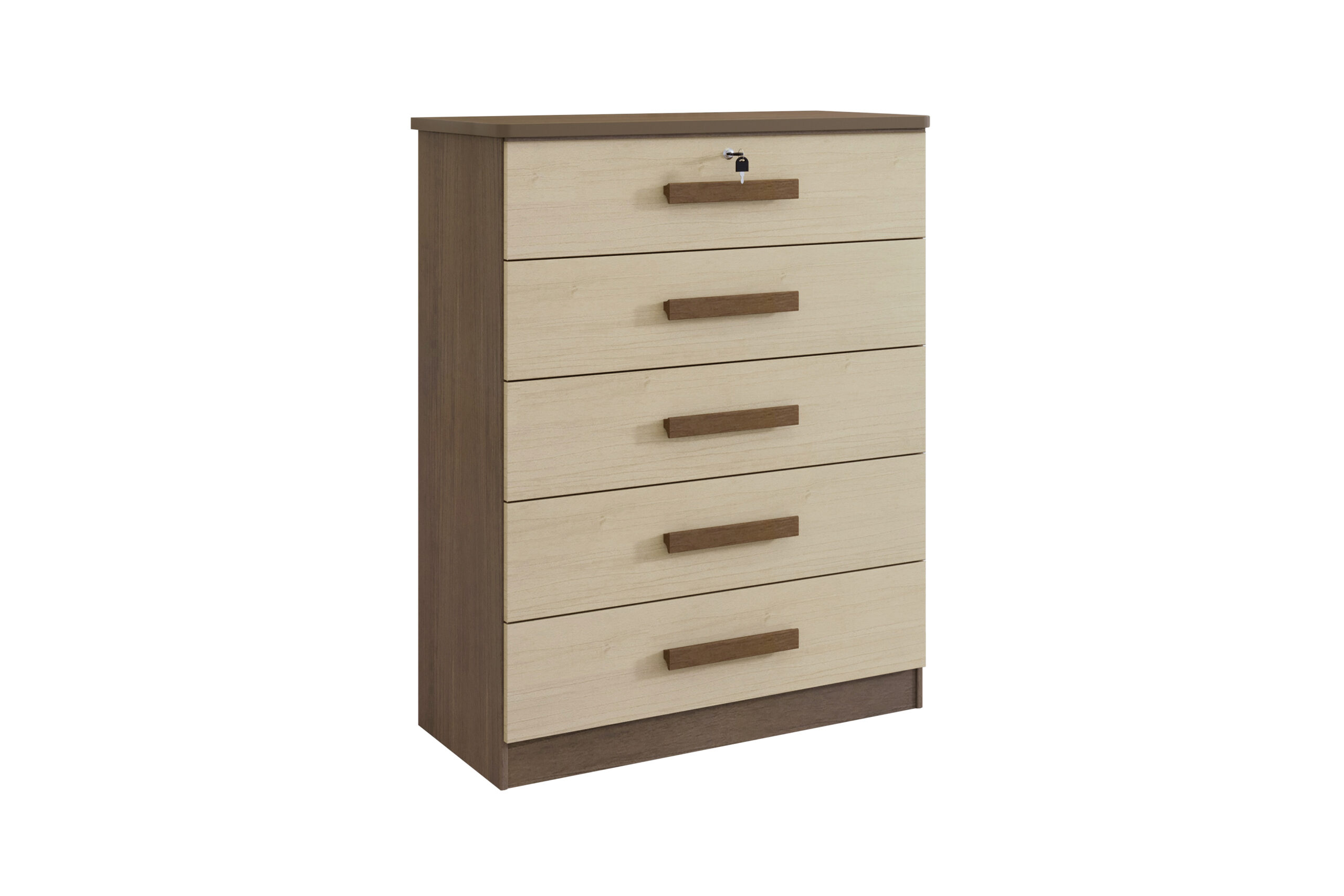 COMODA IPANEMA CASTANHO COM LINHO