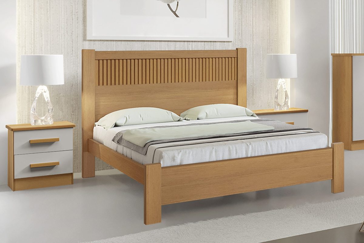 Cama Casal Primícia Ripada