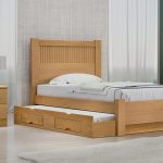Cama Solteiro Primícia Ripada + Cama Auxiliar