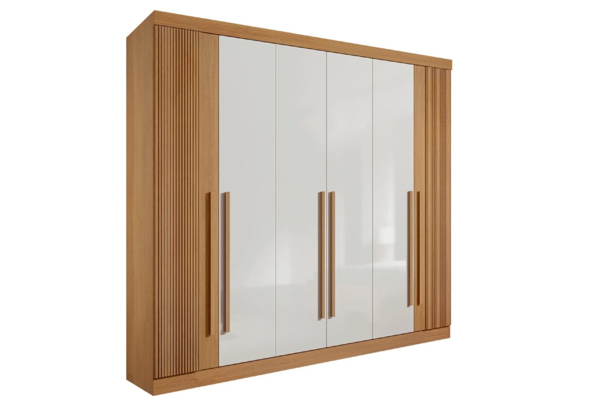 Roupeiro Da Vinci Plus Ripado 6 Portas