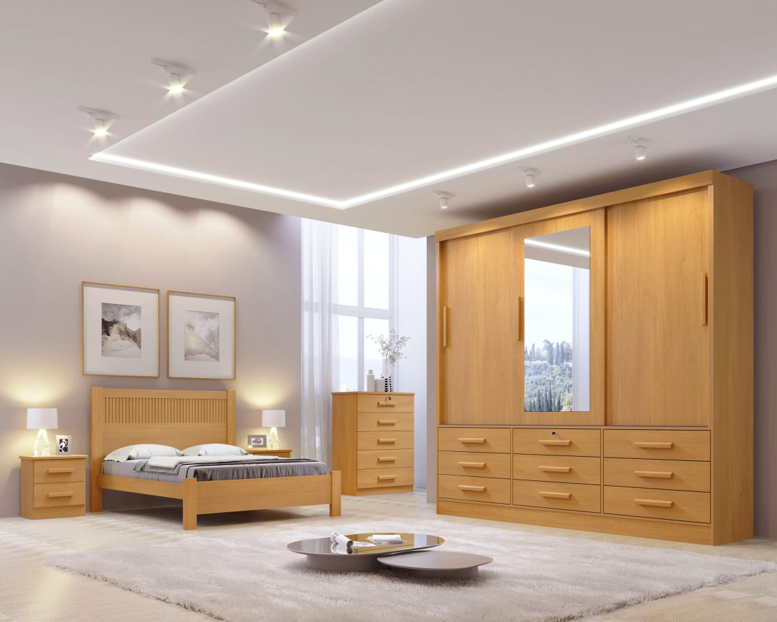 Dormitório Meridian Gold 3 Portas
